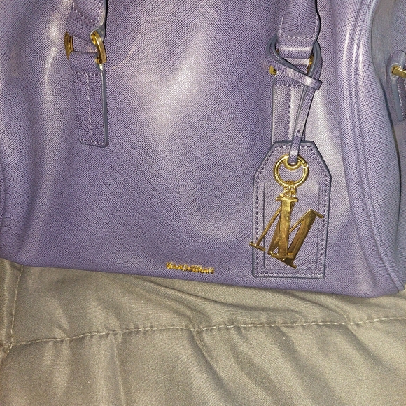 Isaac mizrahi leather satchel purseUPDATED PICS - Picture 5 of 15